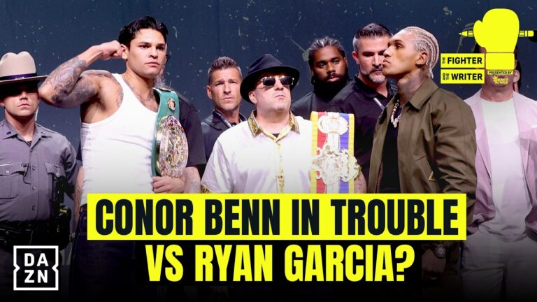 “Ryan Garcia FLATTENS Conor Benn!” 😤 | The Fighter and the Writer