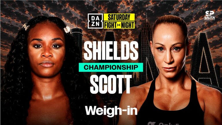 CLARESSA SHIELDS VS. KAYE SCOTT WEIGH IN LIVESTREAM