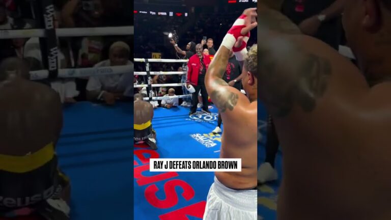RAY J gets the win over Orlando Brown to become the ZEUS CHAMPION 💥‼️