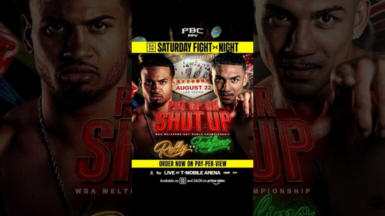 It’s Rolly vs. Teofimo FIGHT WEEK in Las Vegas!
