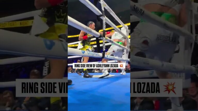 RING SIDE VIEW OF ASHLEYANN LOZADA 💥
