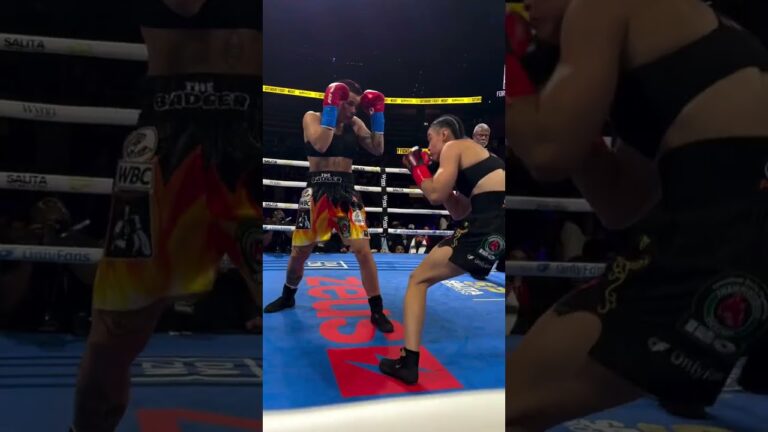 Things are heating up in the WBC Featherweight & IBO Unification bout between CAROLINE VEYRE & FERRE