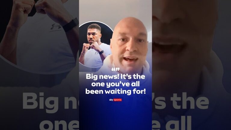 Fury vs AJ to be announced soon? 👀