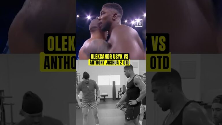 Anthony Joshua & Oleksandr Usyk have come a long way since their rematch 4 years ago today 🔥