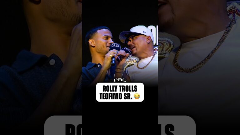 Rolly Romero Trolls Teofimo Sr. 😂