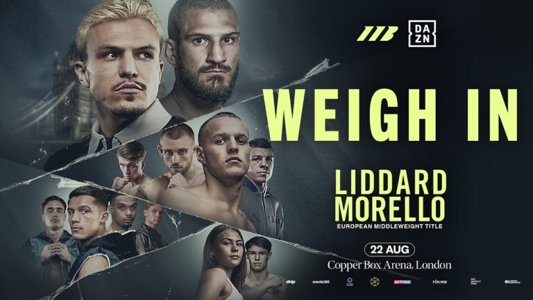 George Liddard Vs Dario Morello Weigh In | Matchroom Boxing