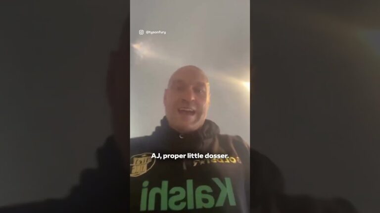 Tyson Fury with a message for Anthony Joshua 👀📲