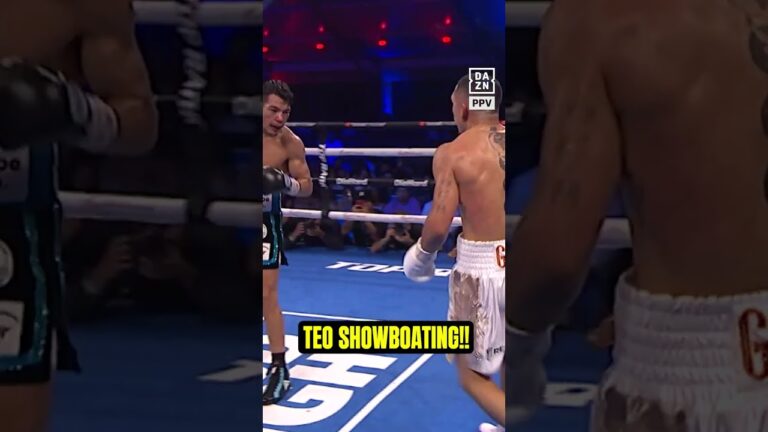 Teo’s a dancer in that ring 🕺