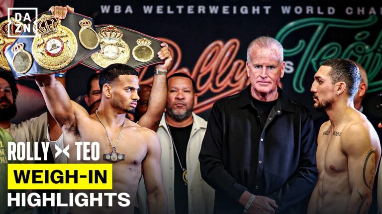 Rolly Romero vs. Teofimo Lopez | Weigh In Highlights