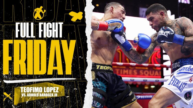 Full Fight | Teofimo Lopez vs. Arnold Barboza Jr. | World Ttitle on the Line…⚡ Speed vs. skills!