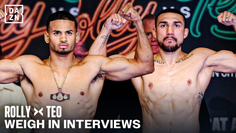Rolly Romero looks said it all. | Weigh in Interviews