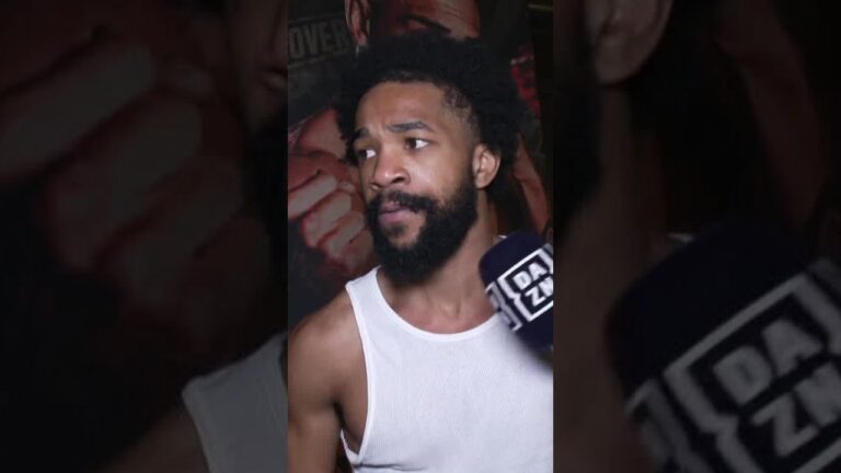 Antonio Russell has words for Santillan
