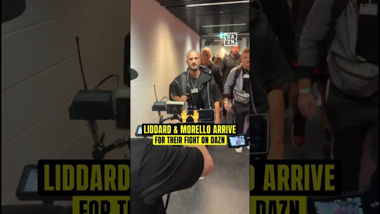 George Liddard & Dario Morello are SO CONFIDENT as they arrive for their fight 😤