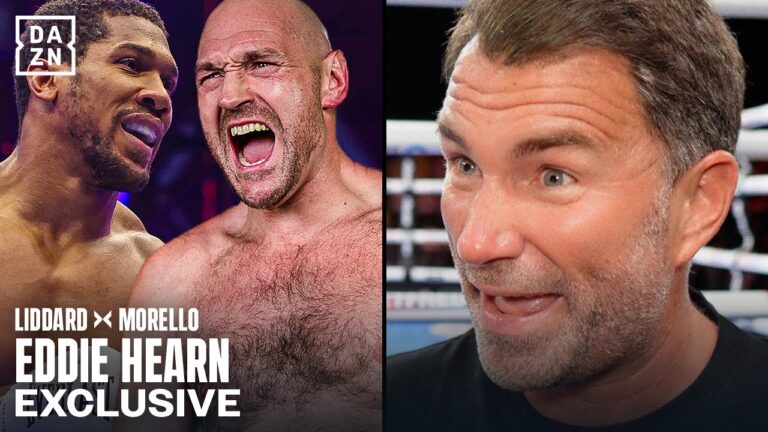 ‘50% CHANCE AJ VS FURY IS AT WEMBLEY’ Eddie Hearn (EXCLUSIVE) BLASTS Critics,Talks AJ vs Fury