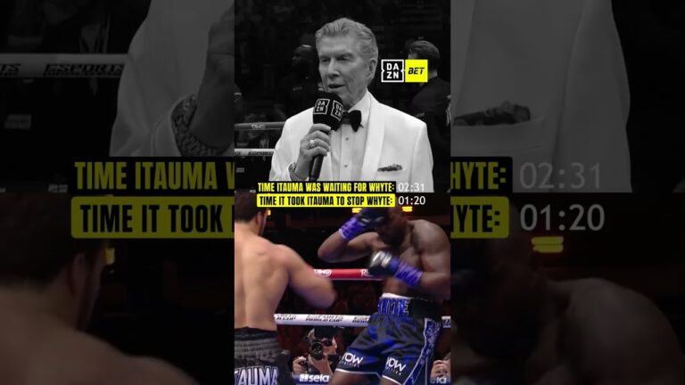 Dillian Whyte made Moses wait… so Moses made him pay 👀💥