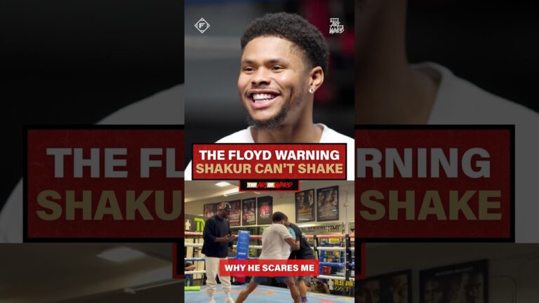Shakur wants to follow Floyd’s blueprint in a lot of ways… just not the still boxing at 40 part 😭🤷