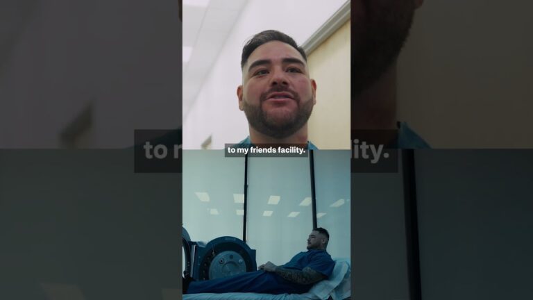 Andy Ruiz uses oxygen tank to prepare for heavyweight fight