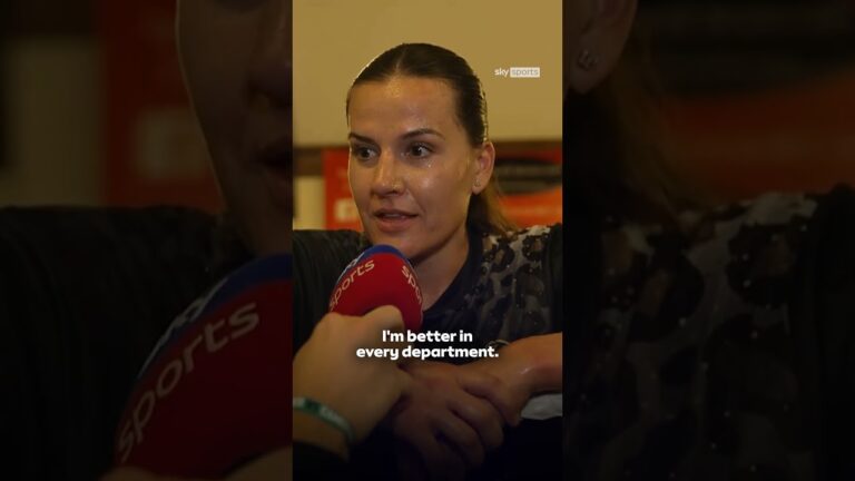 “I’m just better than Mikaela Mayer!” 🔥 A confident Chantelle Cameron heading into her fight 💪
