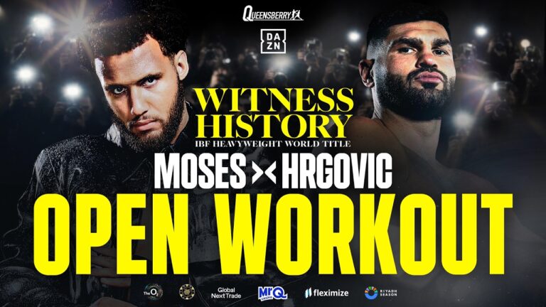 LIVE Open Workout | Moses Itauma vs Filip Hrgović | IBF World Heavyweight Championship! 🥊