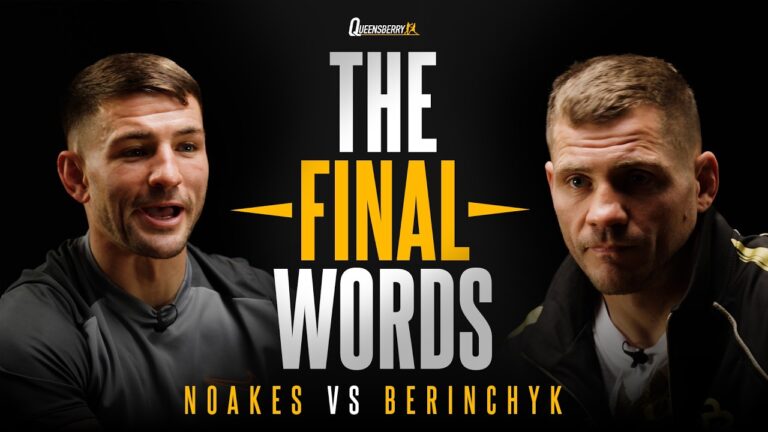 The Final Words: Noakes vs Berinchyk