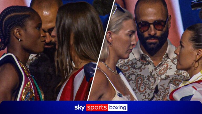Mikaela Mayer, Chantelle Cameron, Caroline Dubois & Amelia Moore press conference FACE-OFF | MVPW-06