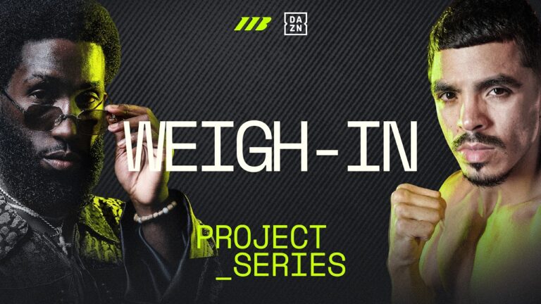 Project Series Weigh In: Corey Marksman Vs Christian Barreto | Matchroom Boxing