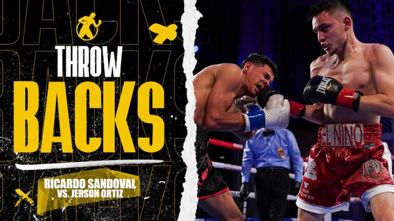 Throwback | Ricardo “El Niño” Sandoval vs. Jerson Ortiz | 💥 THE BODY SHOT FROM HELL!