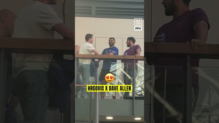 Hrgovic x Dave Allen! Once foes, now friends 🥰