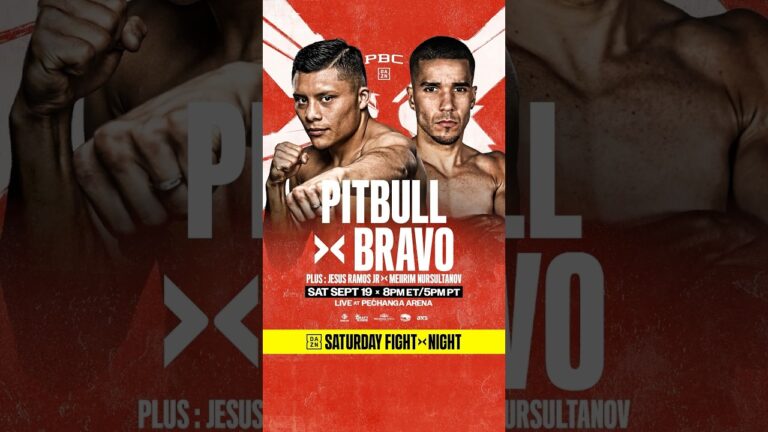 Pitbull vs Bravo FIGHT PREVIEW: September 19, 2026 | Live on DAZN