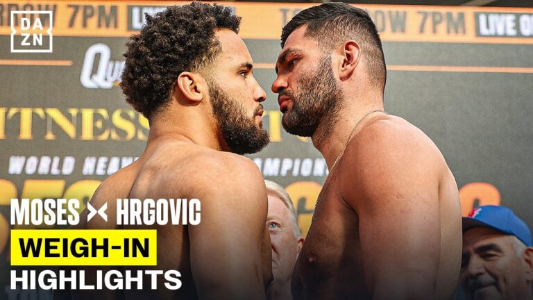 Filip Hrgovic SLAPS Moses Itauma after STRONG push OFF STAGE | Moses vs Hrgovic Weigh-In Highlights