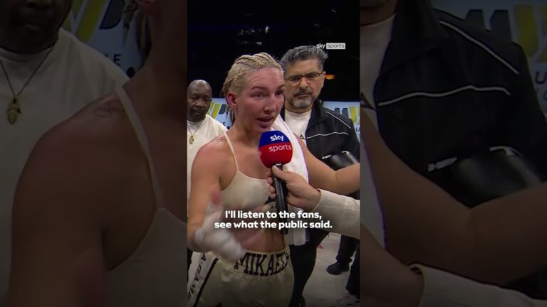 “I think I outboxed Cameron” ❌ Mikaela Mayer reacts to her defeat to Chantelle Cameron 🗣️