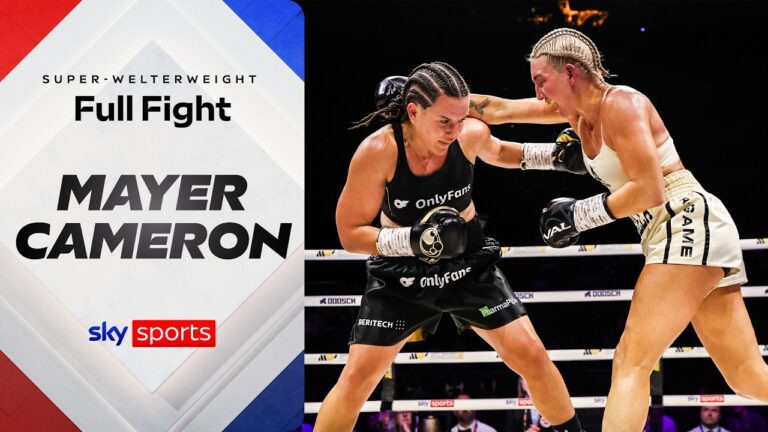 Mikaela Mayer vs Chantelle Cameron | Super-welterweight world title unification | Full Fight