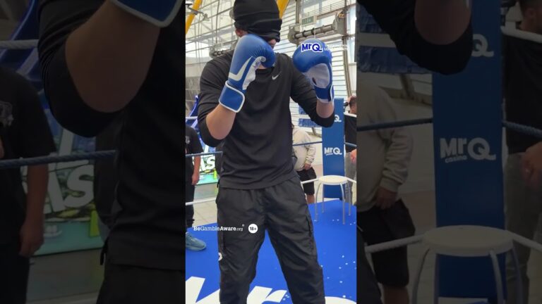 Getting spun around by Willy Hutchinson & trying to hit a bag delivers quite the results 😂
