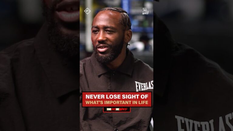 Terence Crawford: Wealth is using what you have to help lift others up 🙏