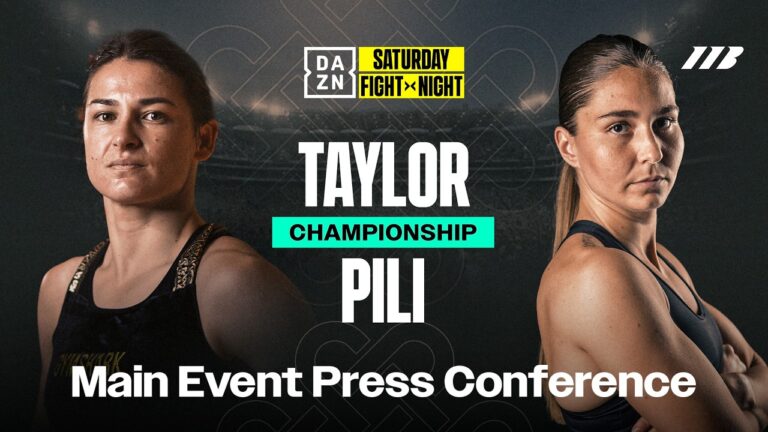 KATIE TAYLOR VS. FLORA PILI MAIN EVENT PRESS CONFERENCE LIVESTREAM