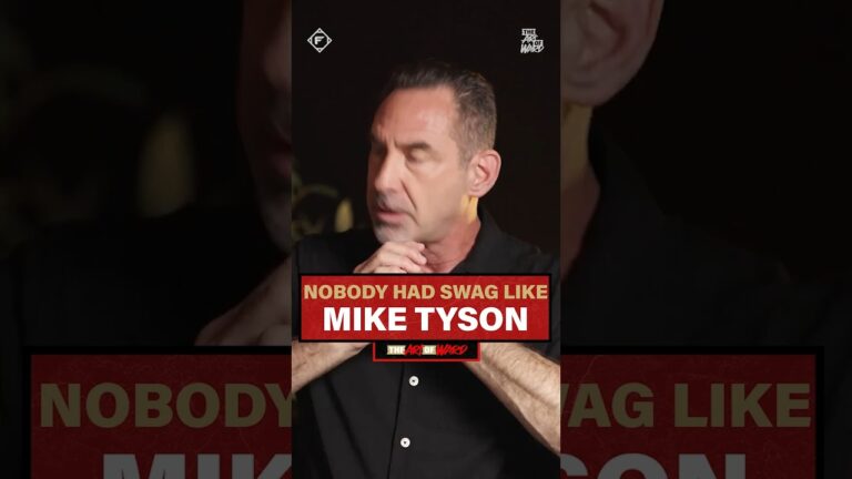 “Swagger became the MOST potent part of Mike Tyson’s arsenal” 👀🔥