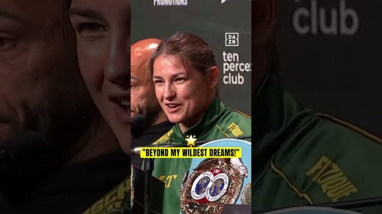 Katie Taylor’s hoping for a fairytale ending to her career 🙌