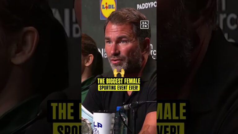 Eddie Hearn says history is incoming in Ireland 🗣️🇮🇪