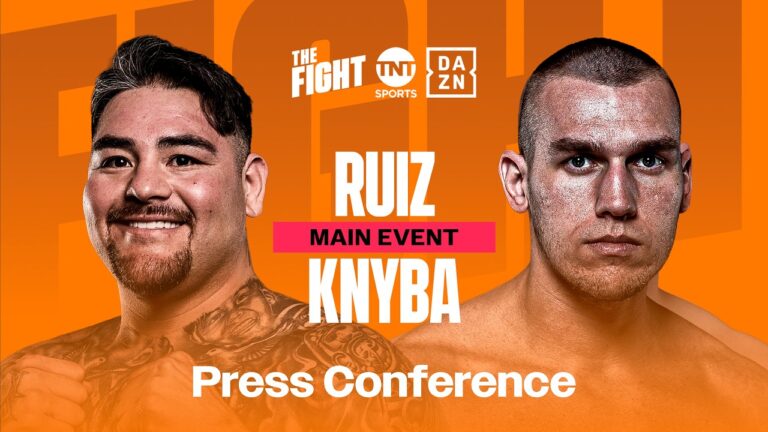 ANDY RUIZ VS. DAMIAN KNYBA PRESS CONFERENCE LIVESTREAM