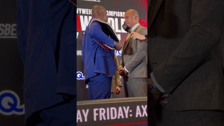 Daniel Dubois and Fabio Wardley FACE OFF for the Heavyweight World Title rematch #boxing