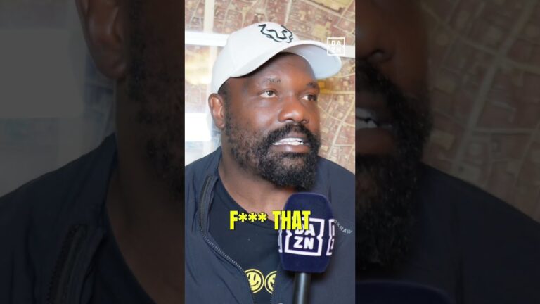 “I don’t F**K** rate him” Derek Chisora UNLEASHES on Ben Davison! 😳 #DAZNReporter