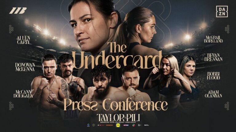 Taylor Vs Pili Undercard Presser: Allen Vs Carty, Donovan Vs McKenna & More | Matchroom Boxing