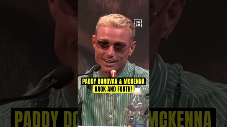 Paddy Donovan & Tyrone McKenna TRADING words! 🍿