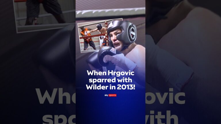 When Filip Hrgovic & Deontay Wilder sparred in 2013! 🔥