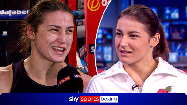 Katie Taylor’s FIRST Sky Sports interview as an amateur & pro 💚
