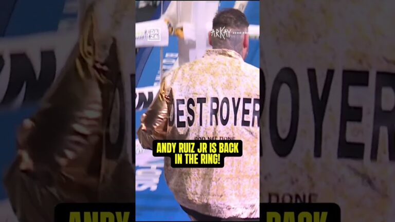 ANDY RUIZ JR. IS OFFICIALY BACK!!