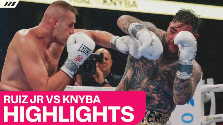 Damian Knyba knocks down and beats Andy Ruiz Jnr | Matchroom Boxing