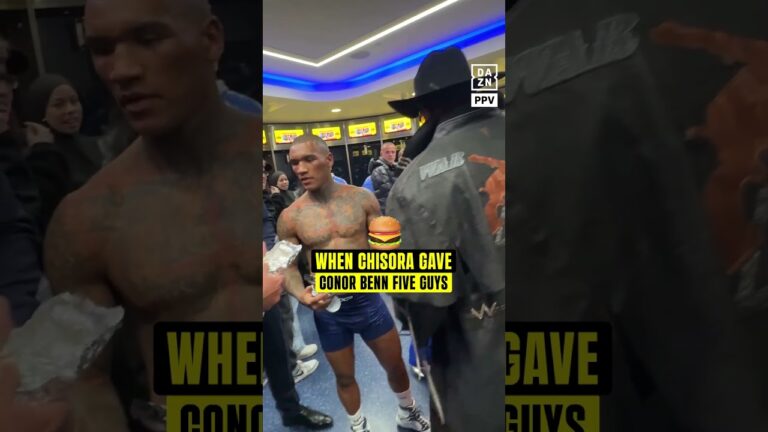 We all need someone to come through for us like Derek Chisora does for Conor Benn 🙌🔥