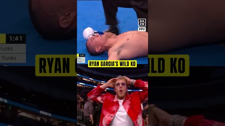 This Ryan Garcia left hand really had Jake Paul & Logan Paul shook 🤯