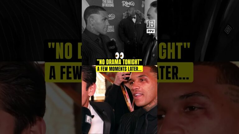 Ryan Garcia & Conor Benn really said no smoke until they saw each other 🍿💨